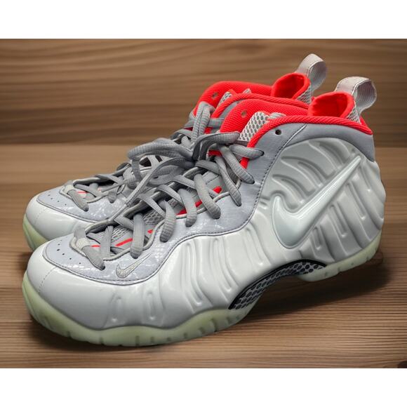 Nike Air Foamposite Pro Premium Pure Platinum Mens Size 11 Fast Shipping - Picture 10 of 11